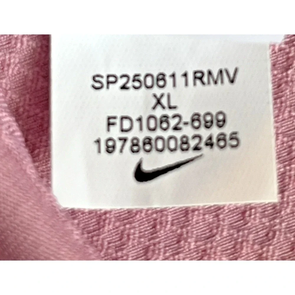 NIKE Indy Light-Support Padded Adjustable Pink Sports Bra Size XL FD1062-699